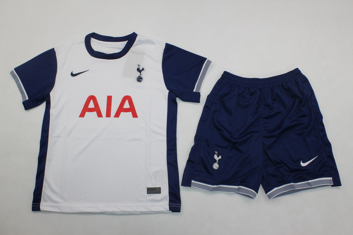 Kids-Tottenham 24/25 Home Soccer Jersey